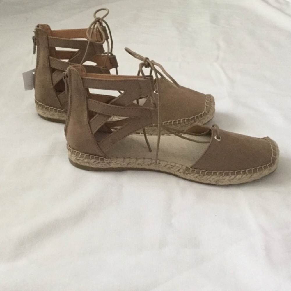 Lace up espadrilles